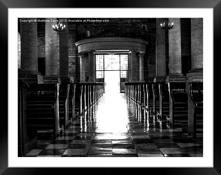 Go Toward the Light Framed Mounted Print by Matthew Davis