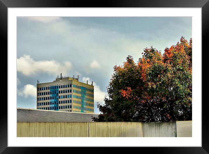 Urban Colours in London Framed Mounted Print by Robert Cane