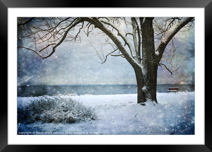Escaping the Crowd Framed Mounted Print by Randi Grace Nilsberg