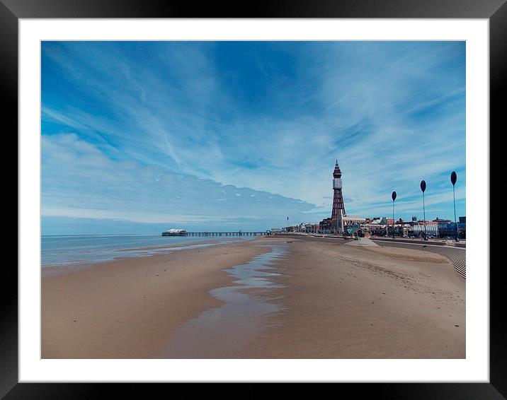 Blackpool Tower Framed Mounted Print by Tim Smith