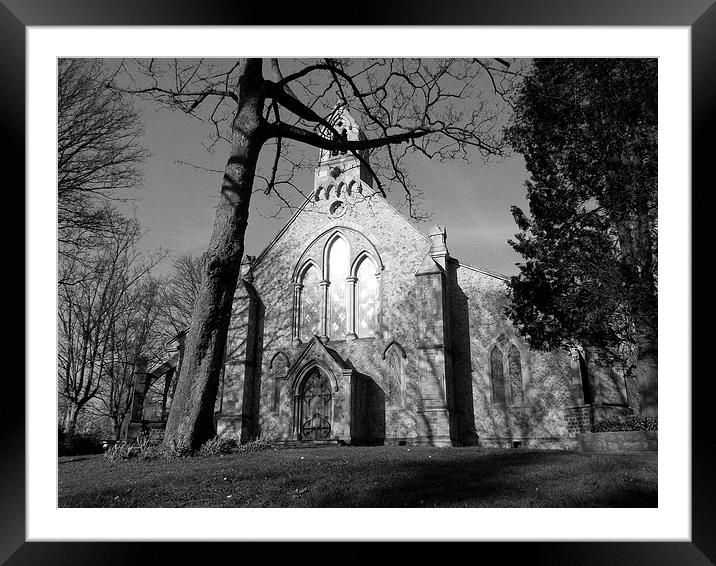 St Barbaras Church Brompton Kent Framed Mounted Print by Tim Smith