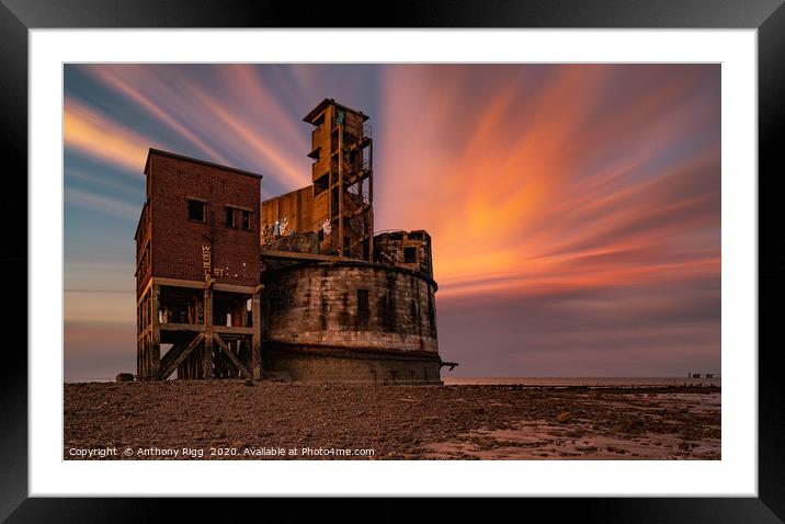 Grain Battery  Framed Mounted Print by Anthony Rigg
