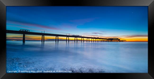 Deal Pier  Framed Print by Anthony Rigg