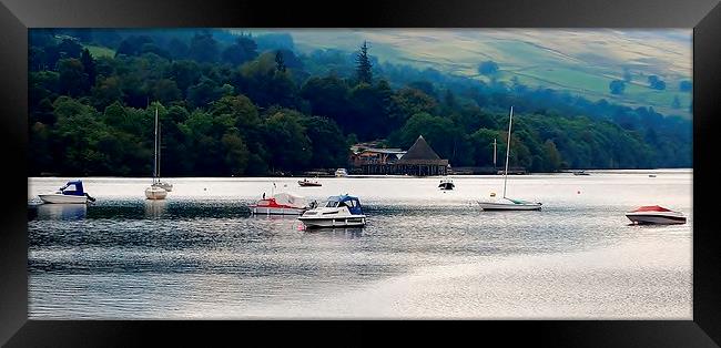 Crannog on Loch Tay Framed Print by Kenny McNab