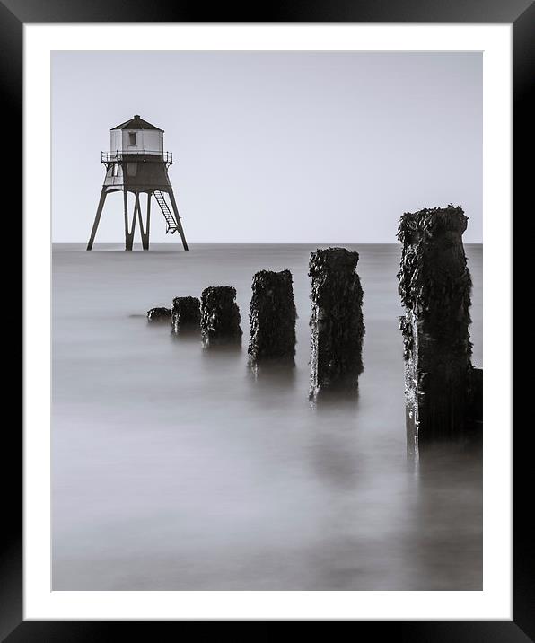 Dovercourt Lighthouse Framed Mounted Print by Tristan Morphew