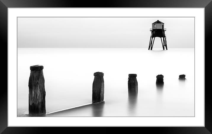 Dovercourt Lighthouse Long Exposure Framed Mounted Print by Tristan Morphew