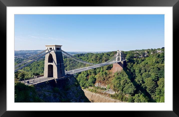 The Clifton Suspension Bridge Framed Mounted Print by Michael Wood