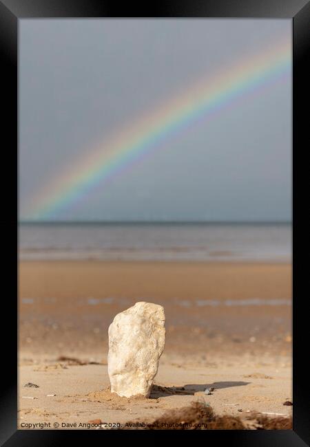 Under the Rainbow Framed Print by Dave Angood