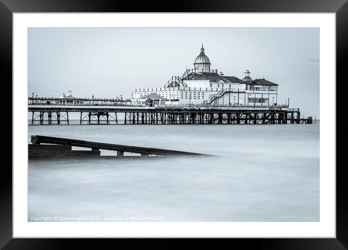 Eastbourne Pier Framed Mounted Print by Dave Angood