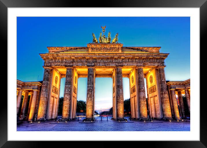 Brandenburg Gate Framed Mounted Print by Markus  Will