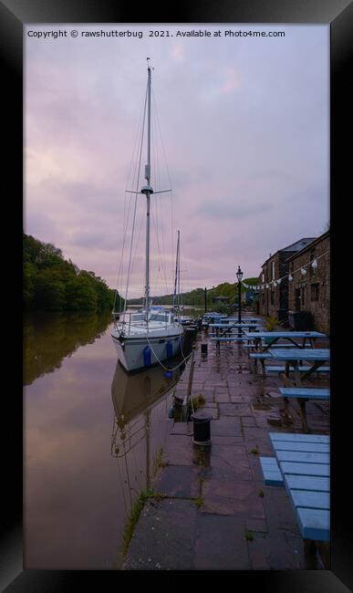 Bow Creek at the  Maltsters Arms Tuckenhay Framed Print by rawshutterbug 