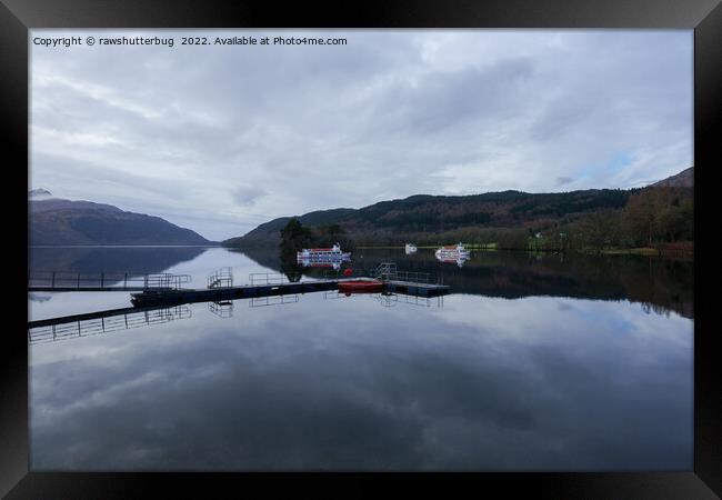 Cruises On Loch Lomond  Framed Print by rawshutterbug 