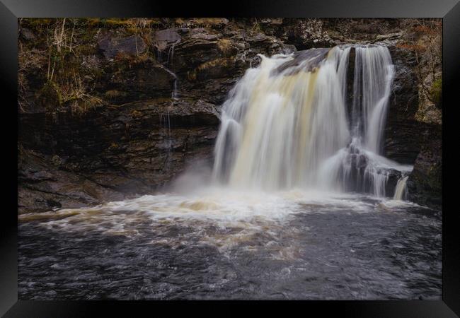 Falls of Falloch Framed Print by rawshutterbug 