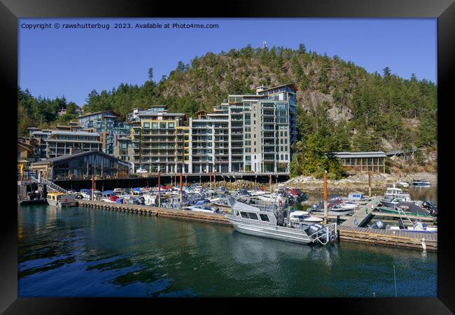 Horseshoe Bay Vista Framed Print by rawshutterbug 