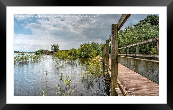 Chasewater Framed Mounted Print by rawshutterbug 
