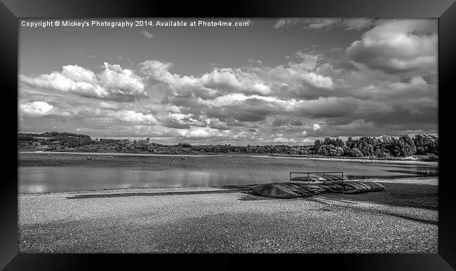  Carsington Beach Framed Print by rawshutterbug 