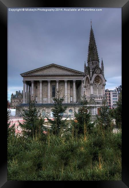 Chamberlain Square  Framed Print by rawshutterbug 