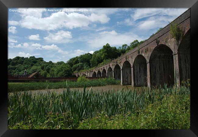 Coalbrookdale Railway Viaduct Framed Print by rawshutterbug 