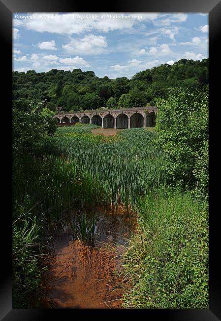Railway Viaduct At Coalbrookdale Framed Print by rawshutterbug 