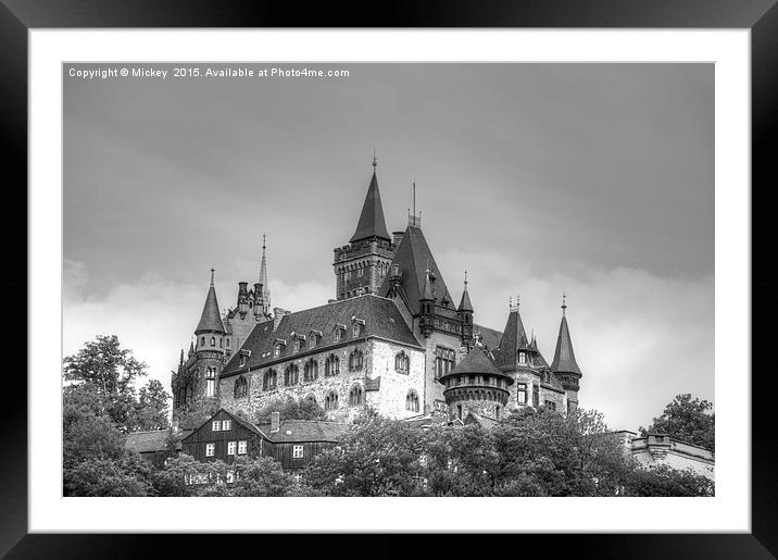 Wernigerode Castle Framed Mounted Print by rawshutterbug 