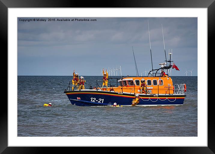 Man Overboard Rhyl Air Show Framed Mounted Print by rawshutterbug 