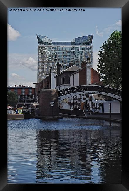 Gas Street Basin Framed Print by rawshutterbug 