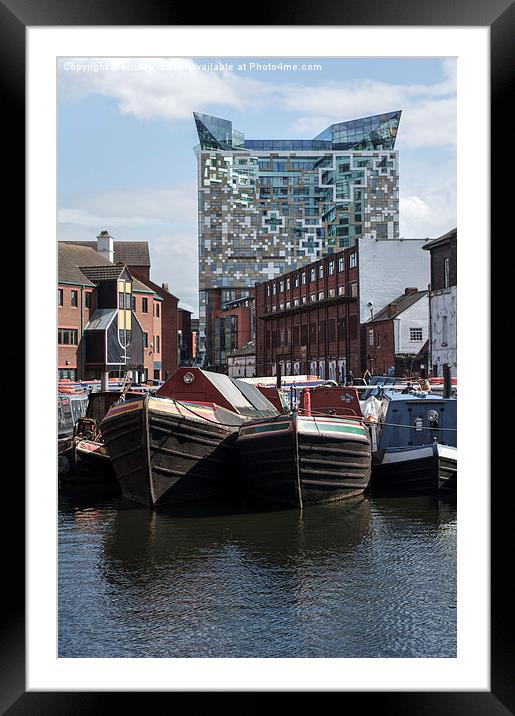 Gas Street Basin Framed Mounted Print by rawshutterbug 