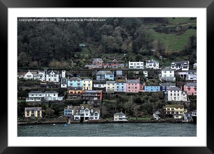 Dartmouth From The Ferry Framed Mounted Print by rawshutterbug 