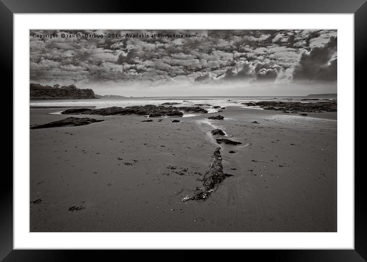 Goodrington Sands Framed Mounted Print by rawshutterbug 