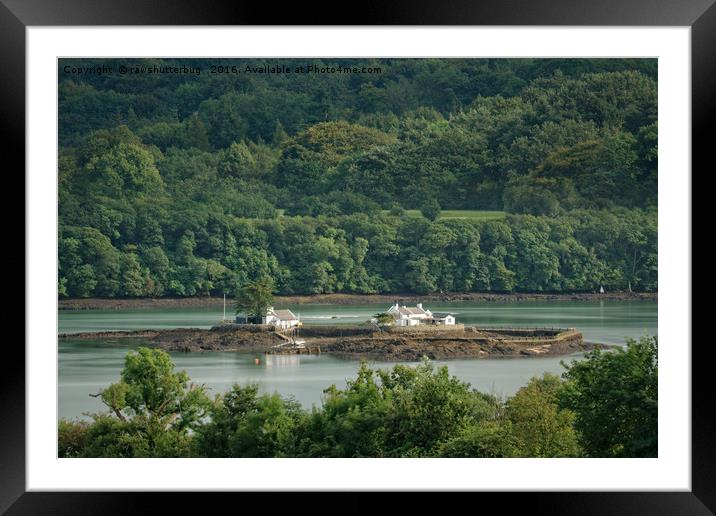 Menai Bridge Island Framed Mounted Print by rawshutterbug 