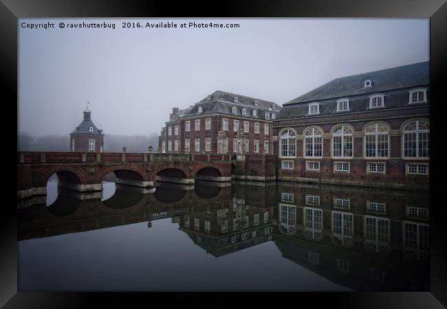 Bridge At Schloss Nordkirchen Framed Print by rawshutterbug 