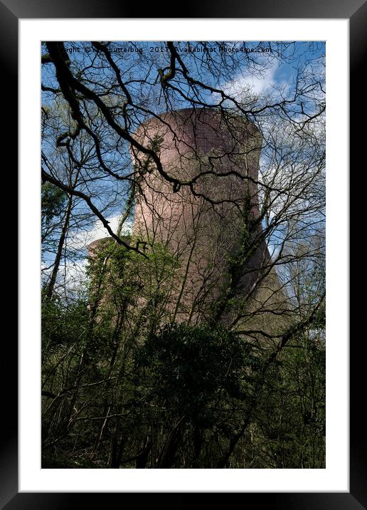 Ironbridge Cooling Tower Framed Mounted Print by rawshutterbug 