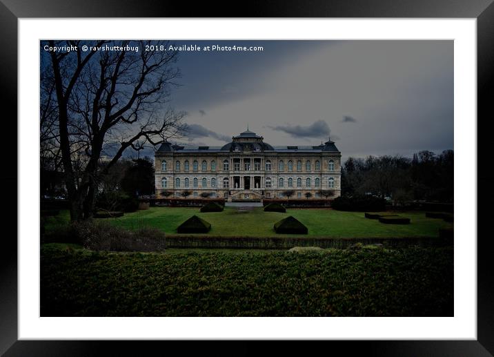 Friedenstein Palace Framed Mounted Print by rawshutterbug 