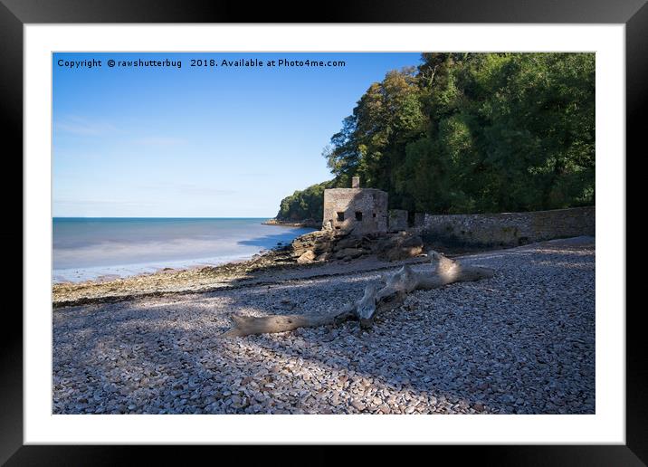Agatha Christie's Favourite Cove Framed Mounted Print by rawshutterbug 