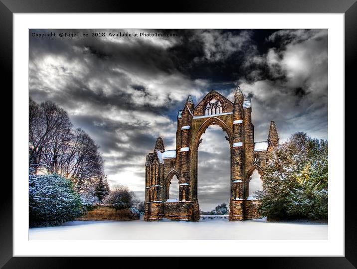 Chilling Priory Framed Mounted Print by Nigel Lee