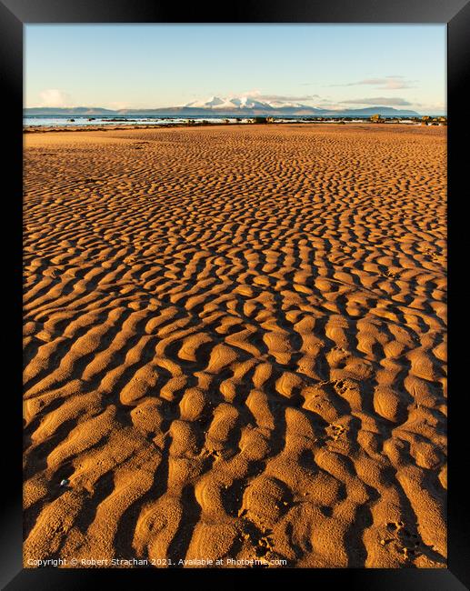 Majestic Mini Dunes Framed Print by Robert Strachan