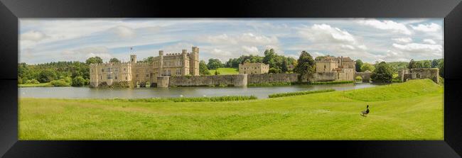 Leeds Castle on a Sunny June Day Framed Print by Ray Hill