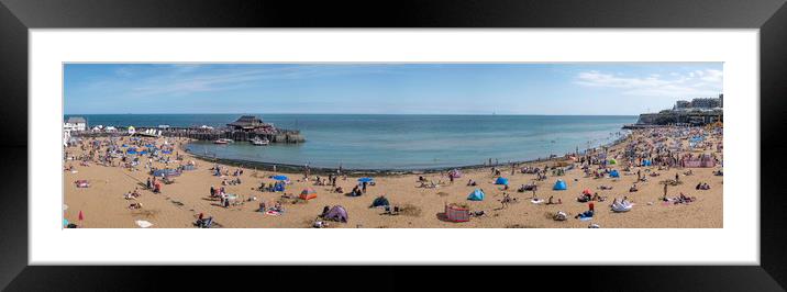 Broadstairs  Viking bay  Framed Mounted Print by Ray Hill