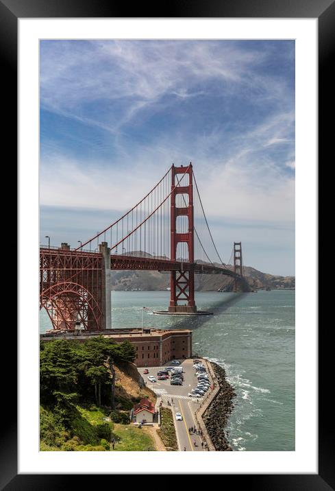 GOLDEN GATE BRIDGE Framed Mounted Print by Ray Hill