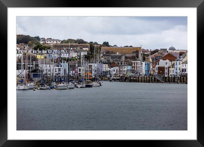 Weymouth Harbour Framed Mounted Print by Ray Hill