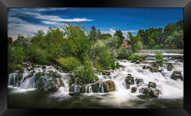 Idaho Falls, Idaho USA Framed Print by Ray Hill