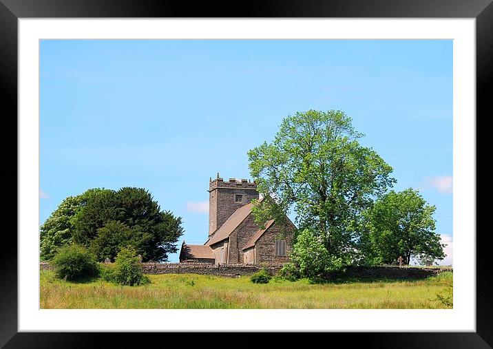  Eglwysilan Church Framed Mounted Print by Kayleigh Meek
