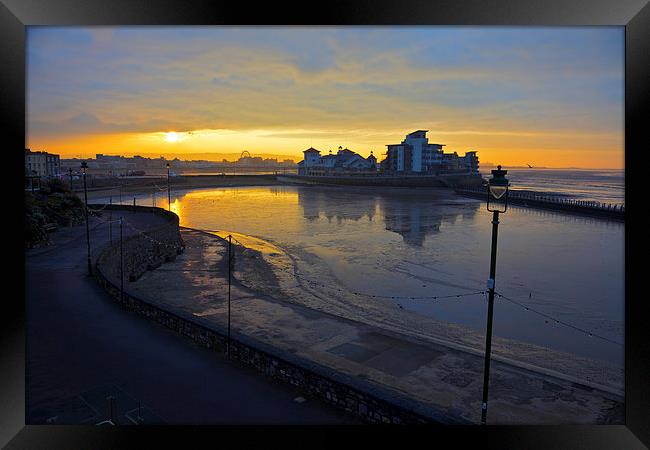 Sunrise over WSM 2 Framed Print by Jim O'Donnell