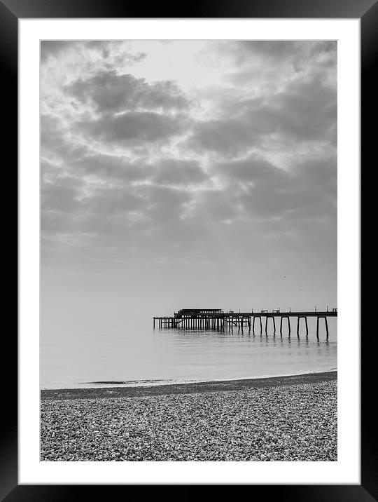  Deal pier, Kent Framed Mounted Print by Matthew Silver