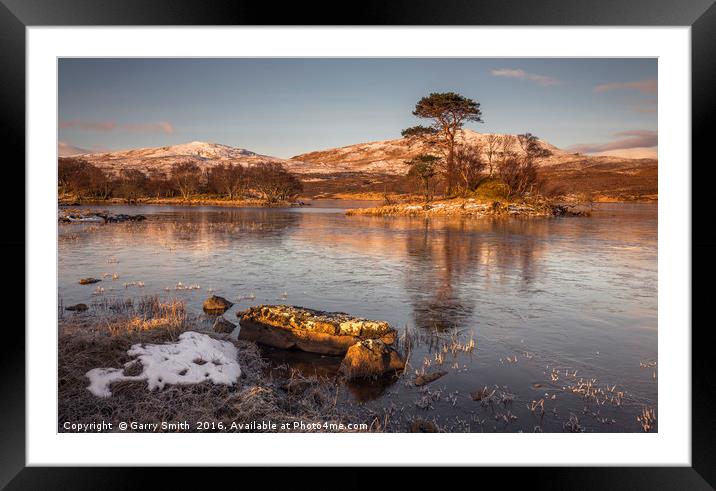 Loch Awe, Sutherland. Framed Mounted Print by Garry Smith