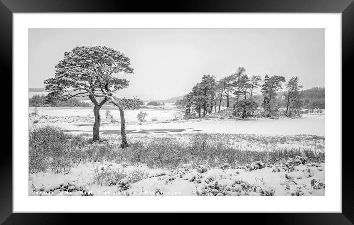 A Frozen Land. Framed Mounted Print by Garry Smith
