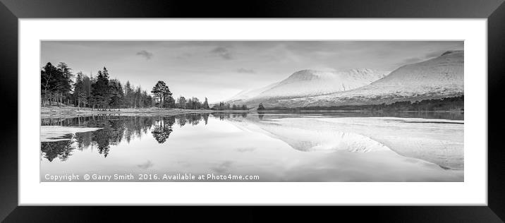 Loch Tulla Reflections Framed Mounted Print by Garry Smith