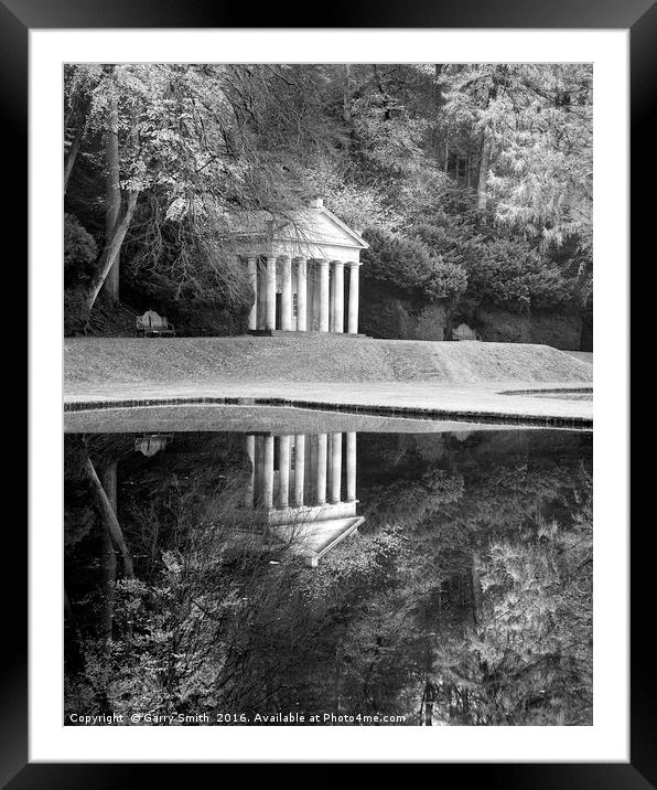 The Temple of Piety, Fountains Abbey. Framed Mounted Print by Garry Smith