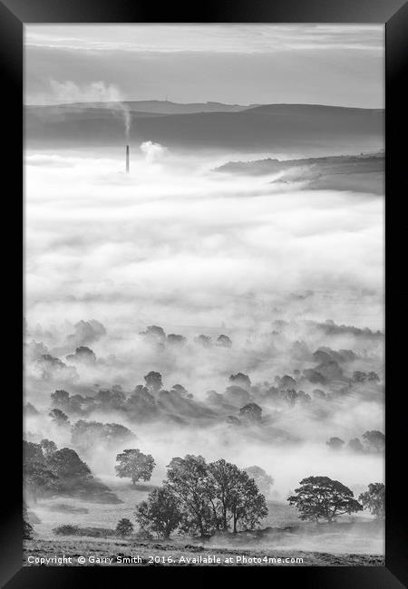 Out of the Mist. Framed Print by Garry Smith
