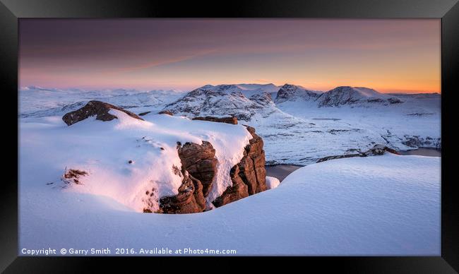 The Dying of the Light. Framed Print by Garry Smith